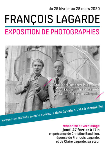 François Lagarde exposition Ombres Blanches Toulouse affiche